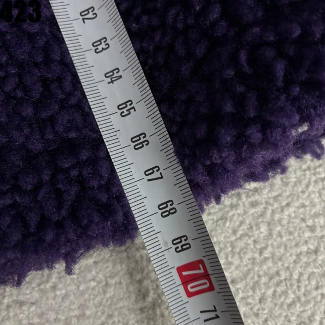 노스페이스 퍼플 뽀글이 신형 플리스 자켓 m 상품이미지6