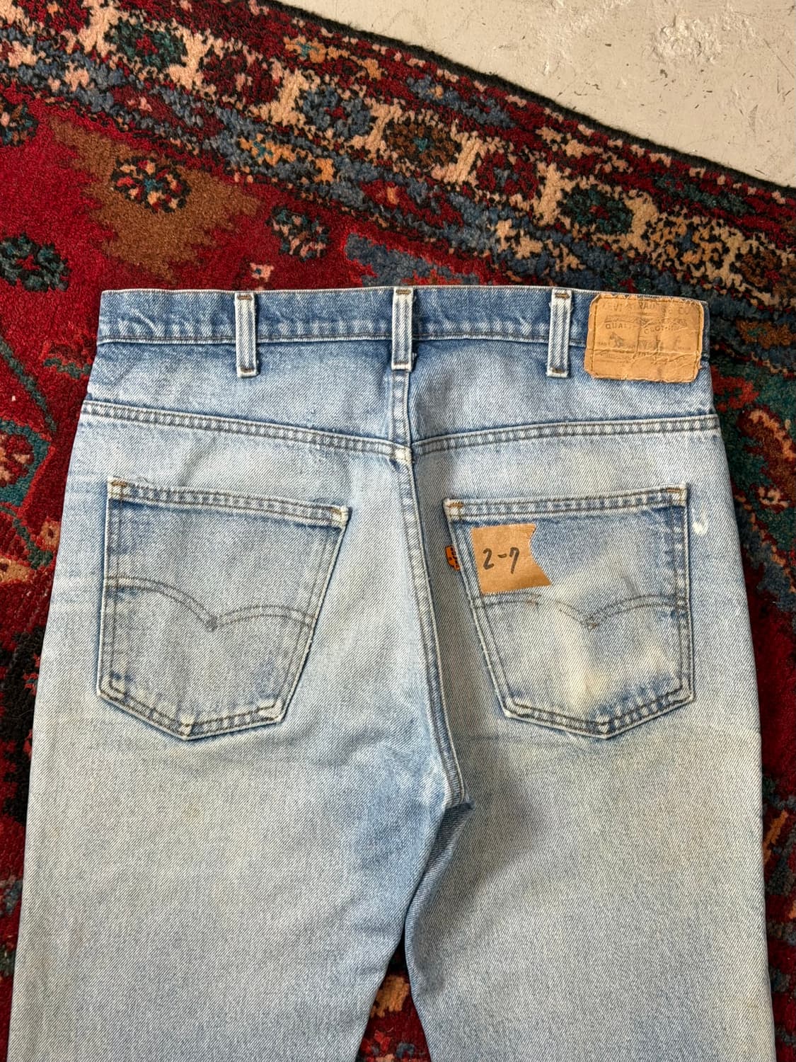 80’s USA 빈티지 리바이스 517 오렌지탭 부츠컷 리바이스 청바지 상품이미지6