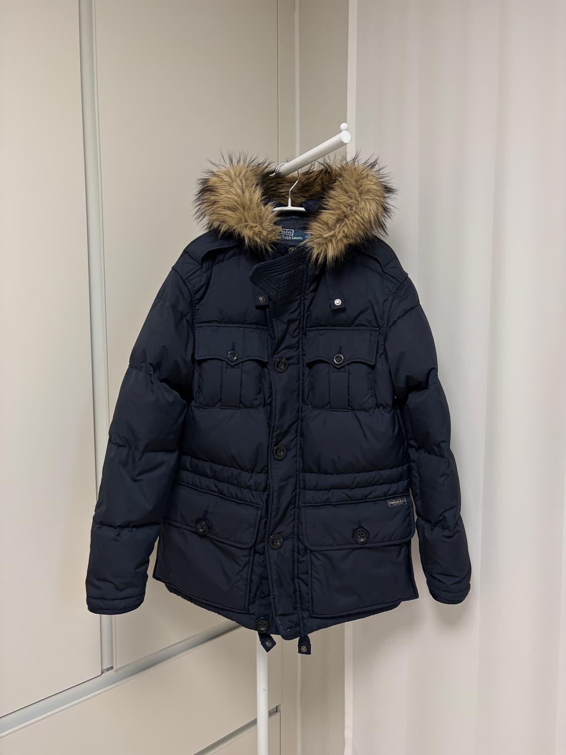 폴로 랄프로렌 덕다운 네이비 패딩 상품이미지1