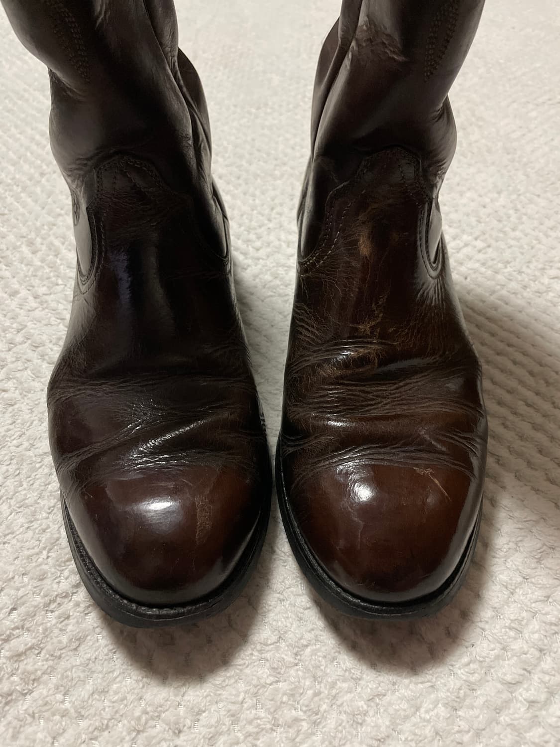 [11D] ARIAT 아리엣 USA 헤리티지 로퍼 웨스턴 부츠 브라운 상품이미지3
