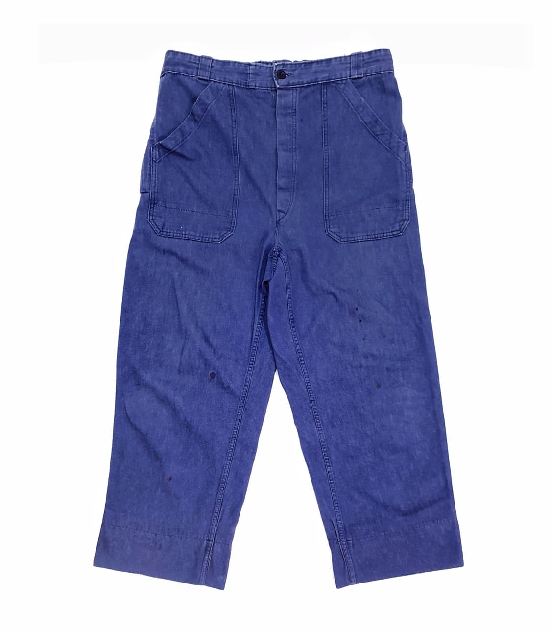 빈티지 60-70s 프렌치워크 팬츠 34~ (프리사이즈) 와이드 핏 상품이미지1