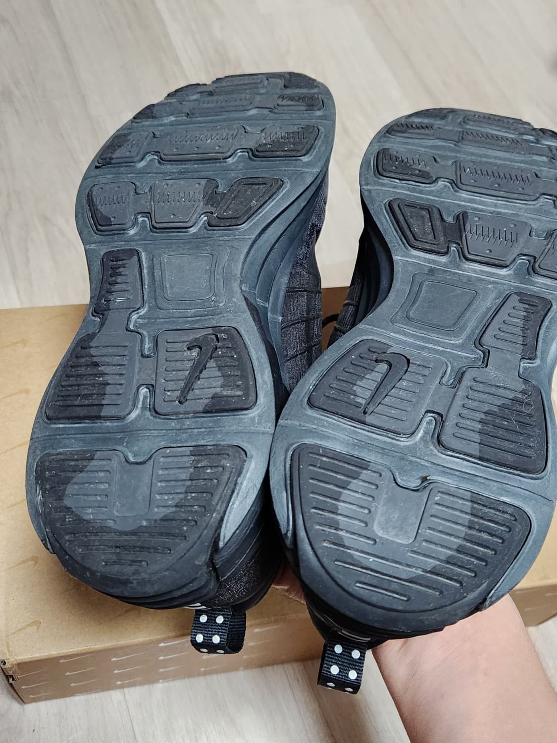 나이키 루나롬 올블랙 260 상품이미지6