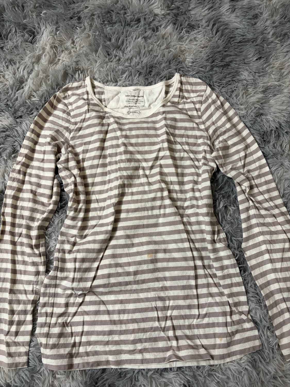 Japanese vintage 모리걸st 스트라이프 티셔츠 상품이미지1