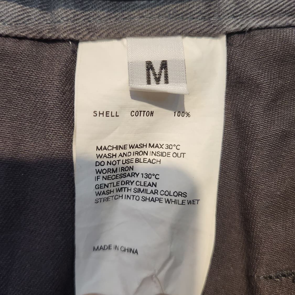 감마갤러리 워크웨어 그레이 카고팬츠 (M) 상품이미지4