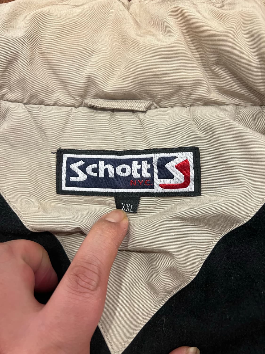빅사이즈 쇼트 schott 점퍼 2xl 상품이미지7