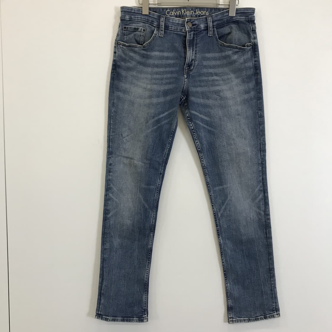 캘빈클라인 CK 슬림핏 스판 청바지 [34x34] 상품이미지1
