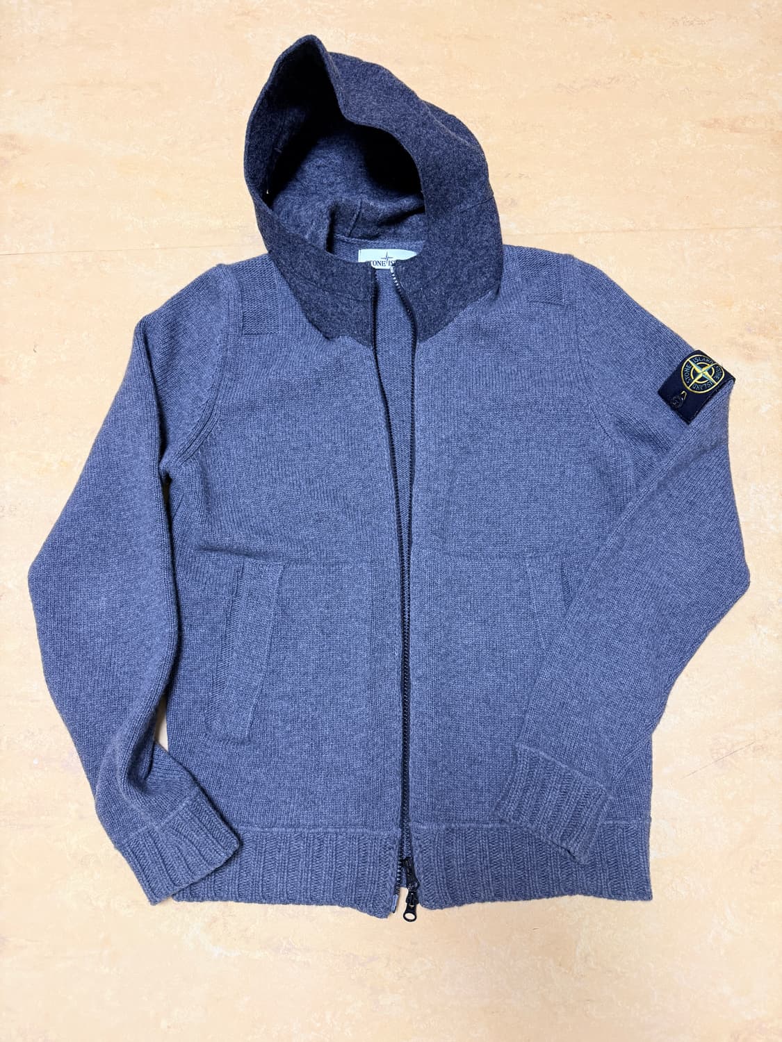 스톤아일랜드 니트후드집업 S (국내95) 상품이미지2