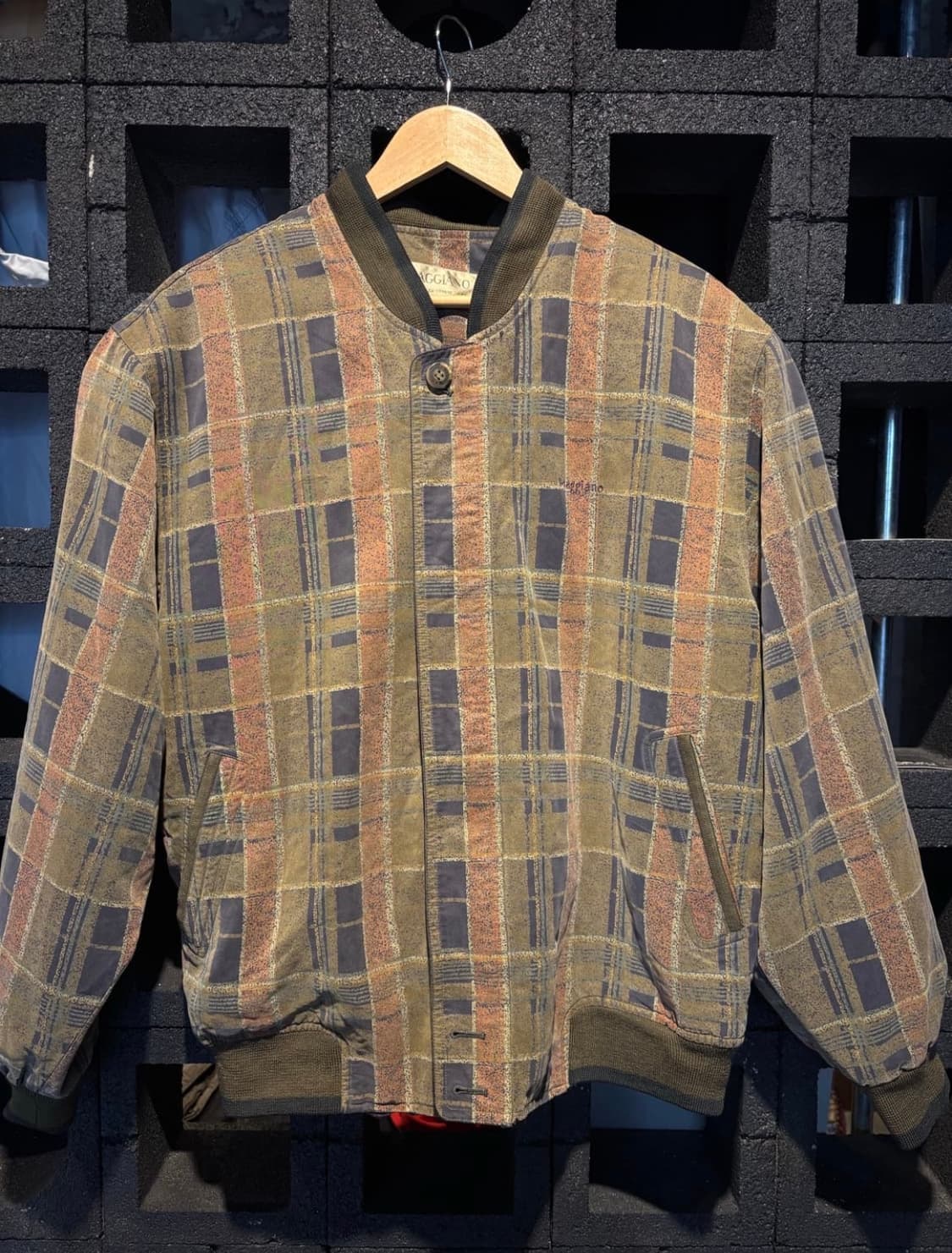 Maggiano 빈티지 체크자켓 상품이미지1