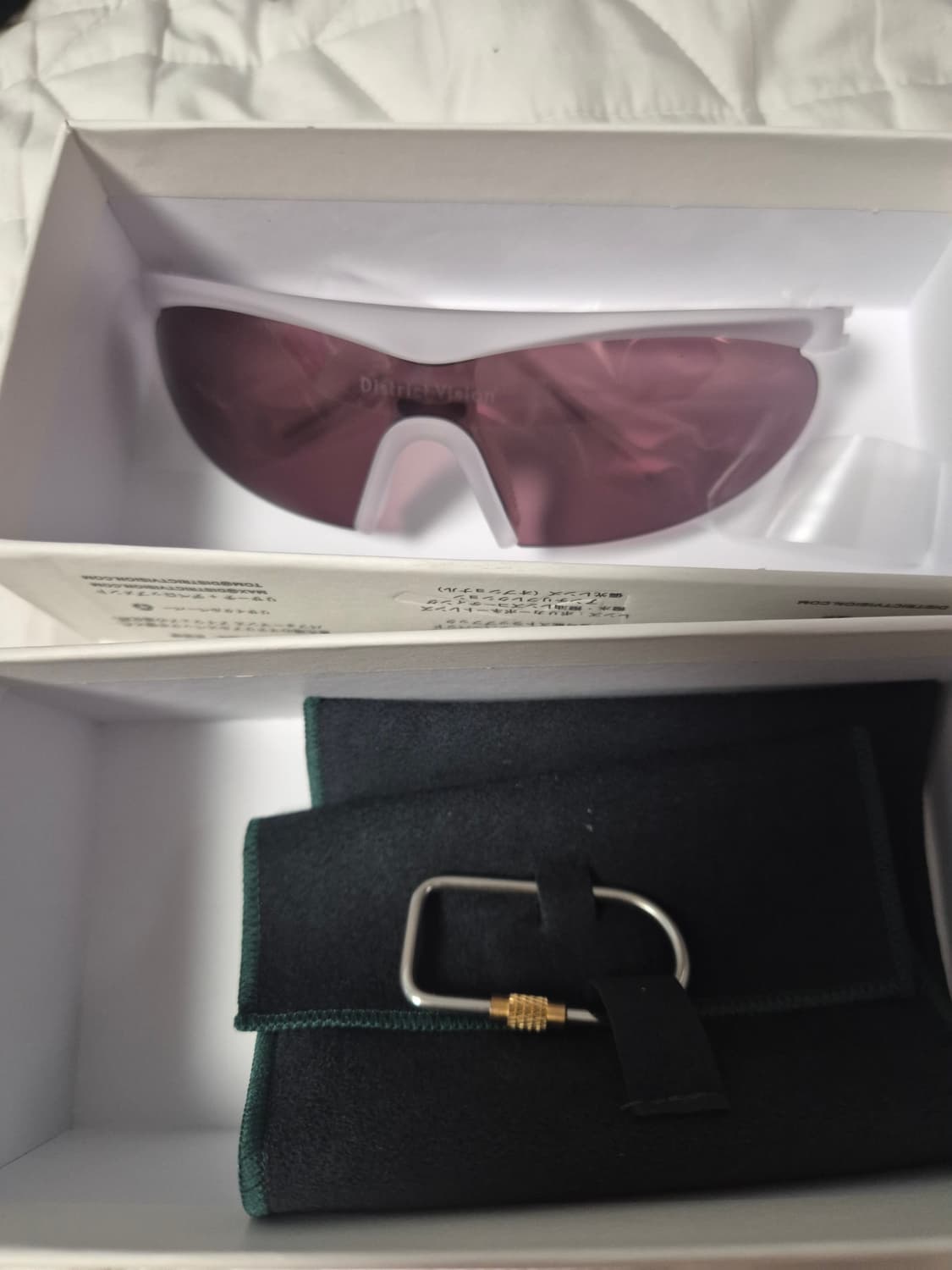 [새상품] 디스트릭트 비전 코하루 이클립스 클리어 D+ 블랙 로즈 상품이미지1