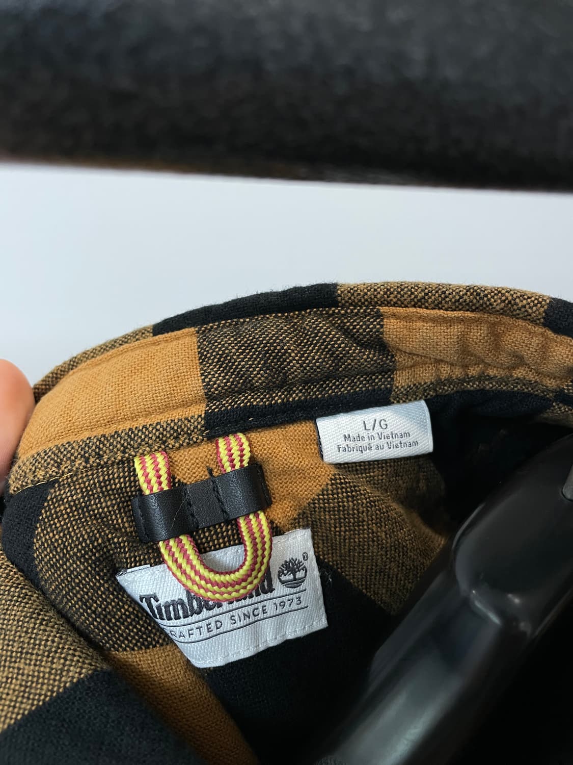  (L) 팀버랜드 옐로우 버팔로 체크 플란넬 셔츠 상품이미지5