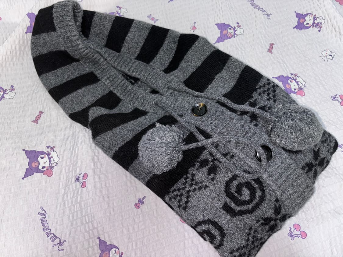 허그유어스킨 엔젤 윙 폼폼 가디건 상품이미지1