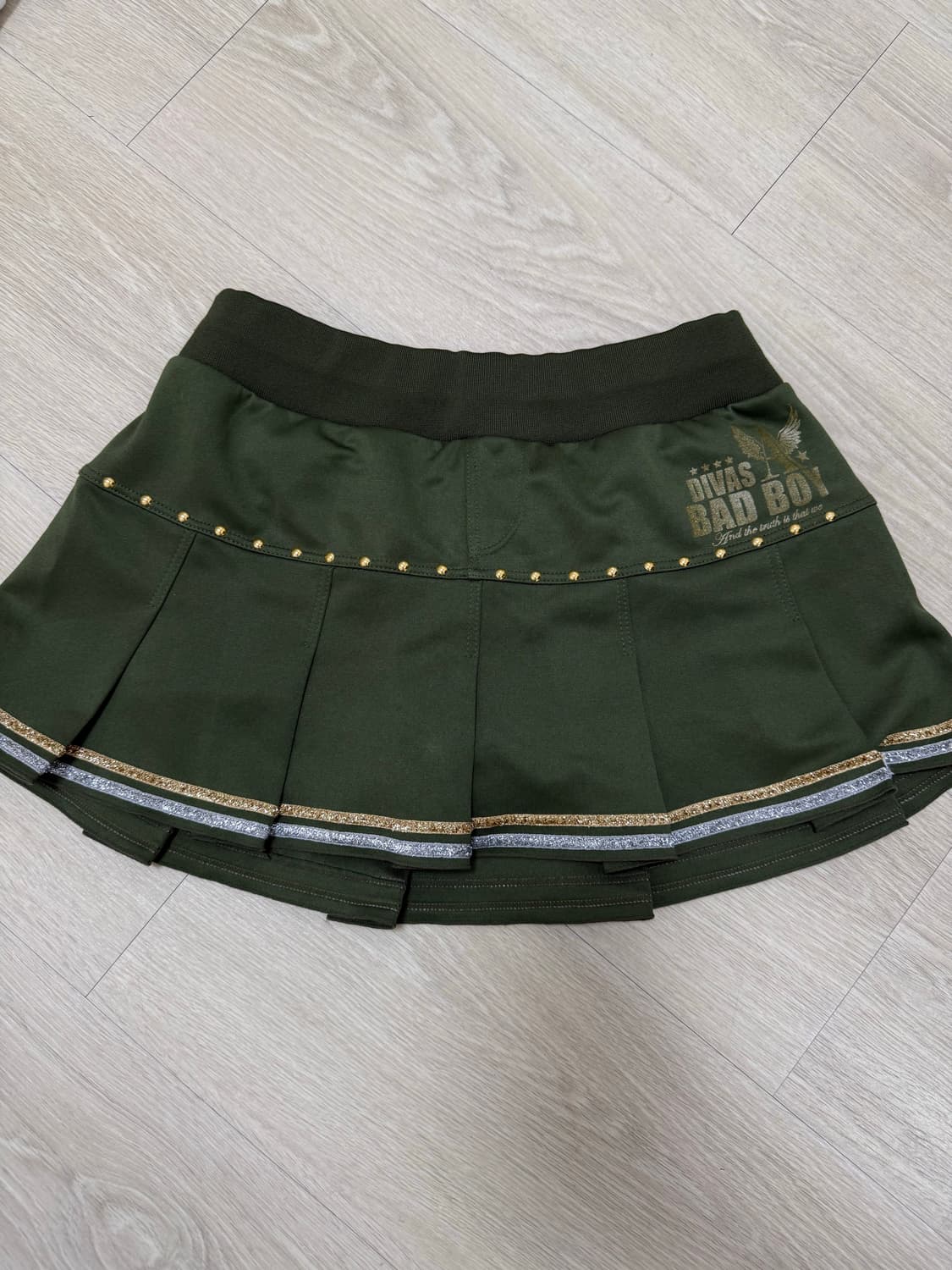 갸루 스터드 빈티지 치마바지 상품이미지1