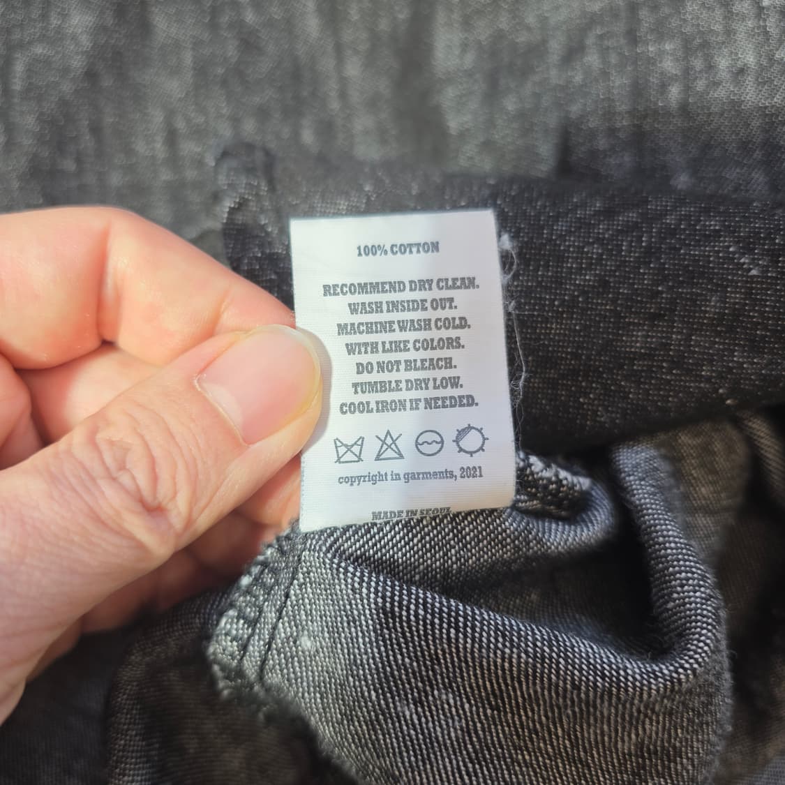 [00]카락터 KARACTER 웨스턴 린넨 데님 셔츠 상품이미지5