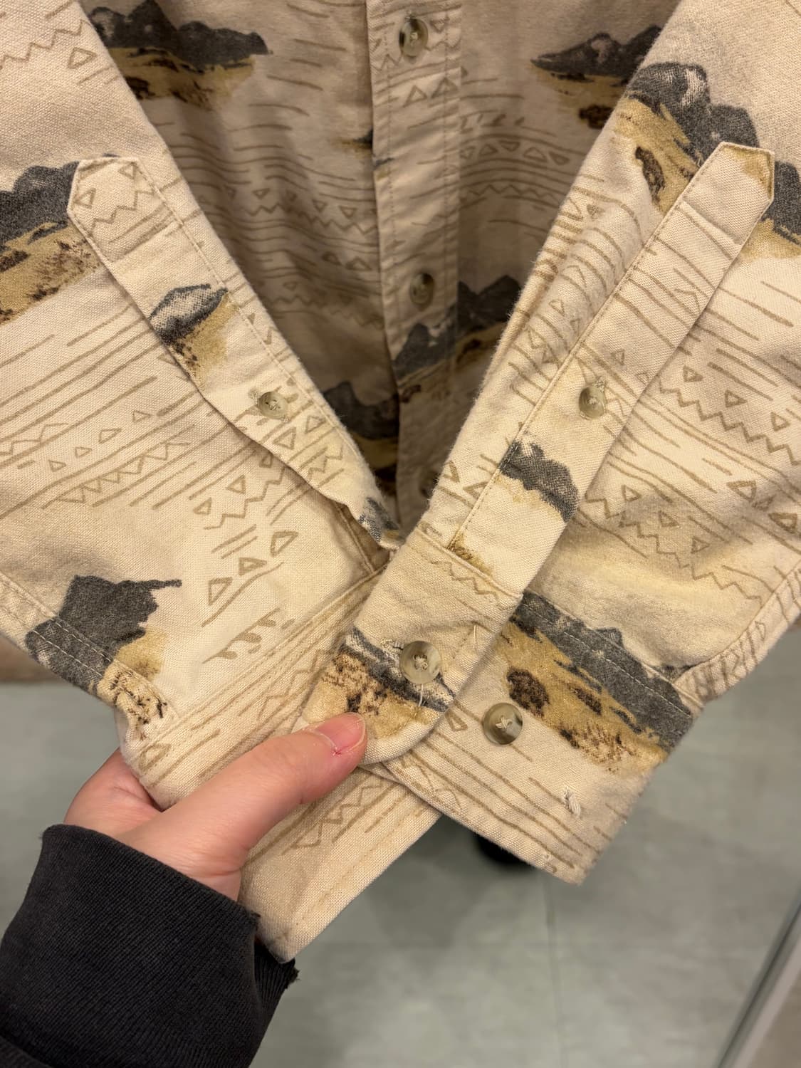 00s Cabela's 카벨라스 빈티지 패턴 셔츠 상품이미지4