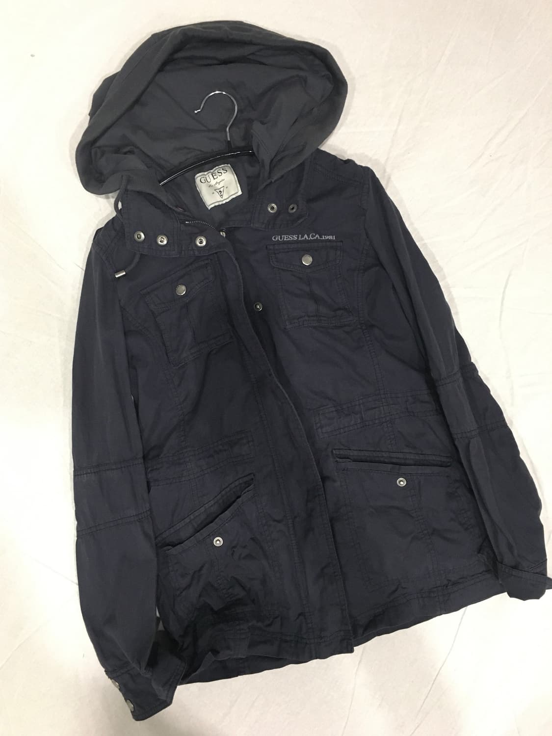 게스 자수 후드자켓 상품이미지3