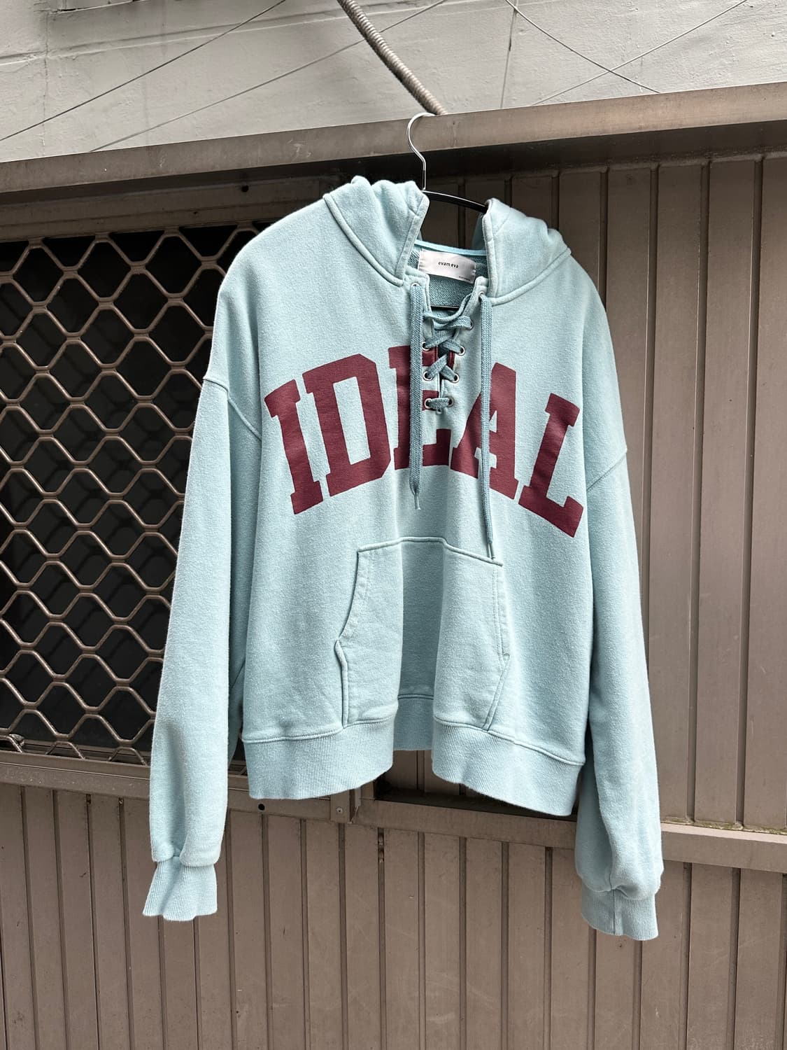 Evam Eva eyelet detail crop hood 상품이미지3