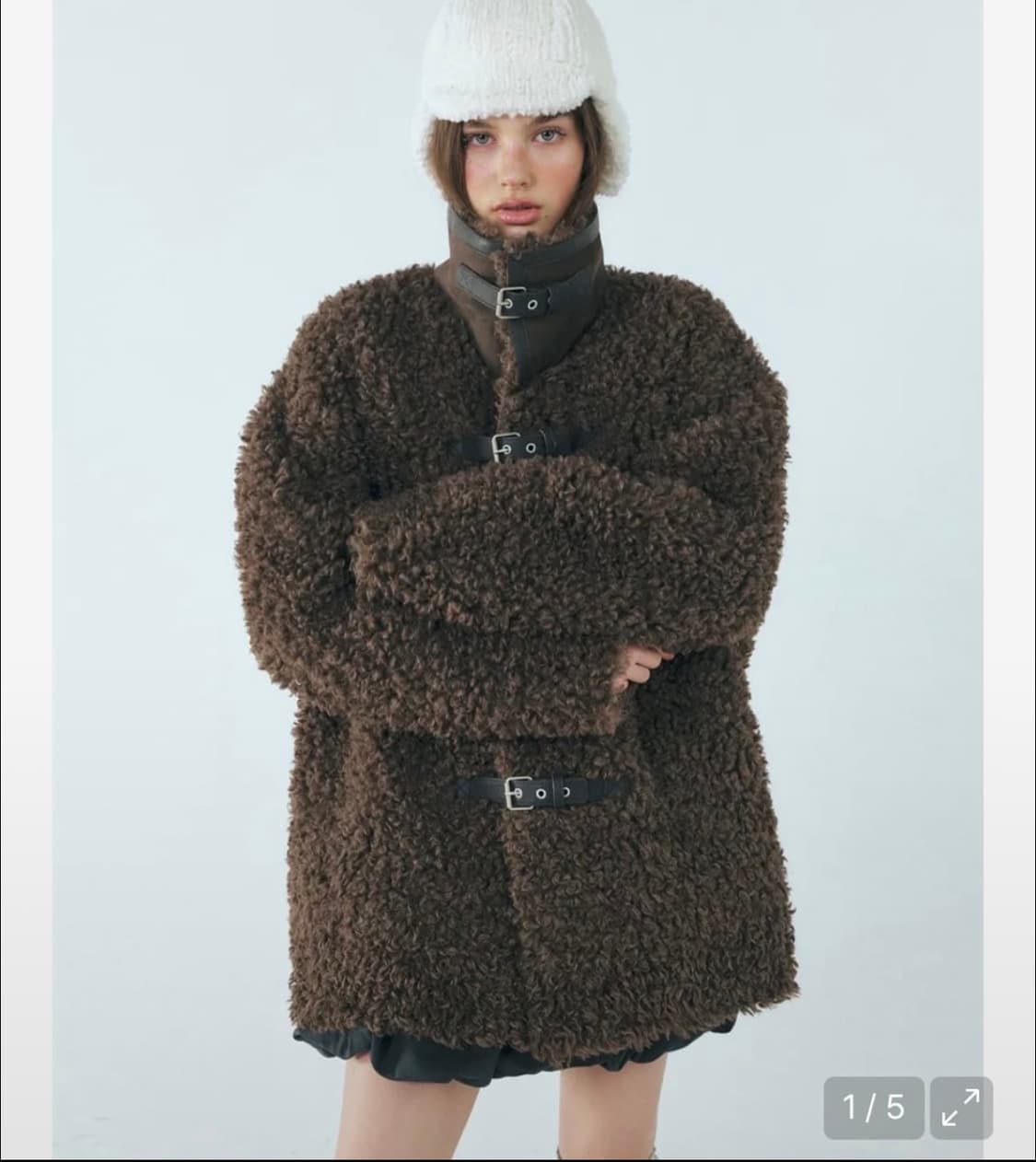 에트몽 Buckle Shearling Mustang (1회착용) 상품이미지1