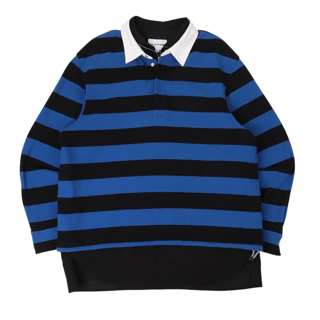 솔리드옴므 나일론 레이어드 스트라이프 pk 스웻셔츠 상품이미지1