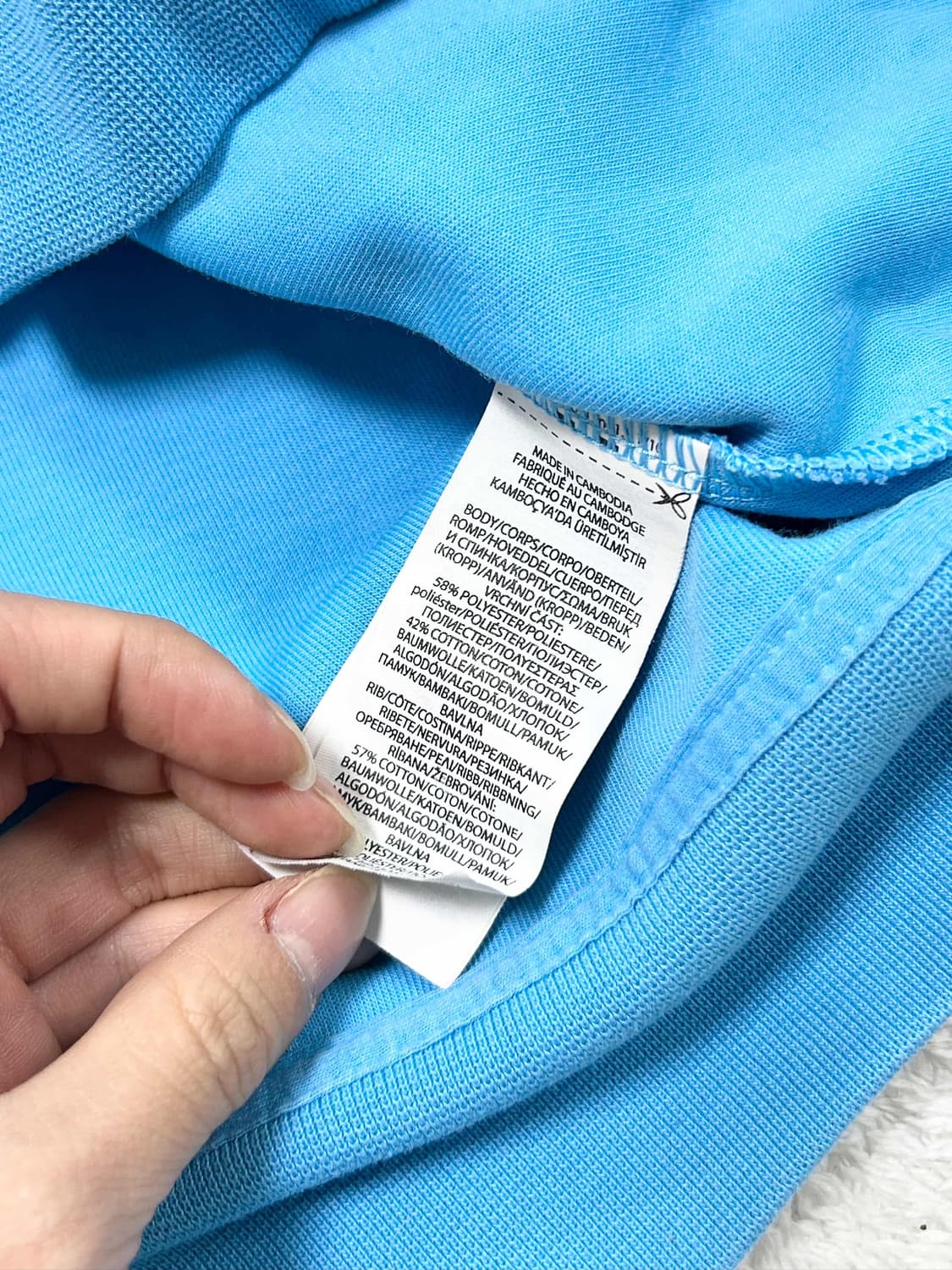 폴로 신형 스카이블루 후드집업 상품이미지9