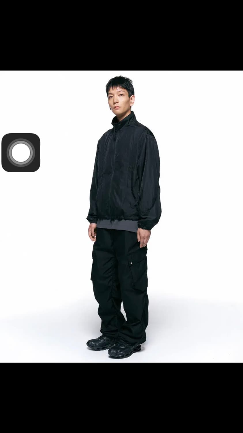 인사일런스 글로시 집업 블루종 S 상품이미지2