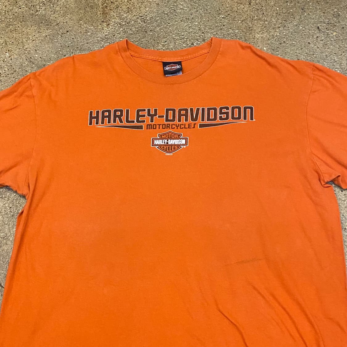 미국 빈티지 할리데이비슨 로고 프린팅 반팔티 티셔츠 상품이미지3