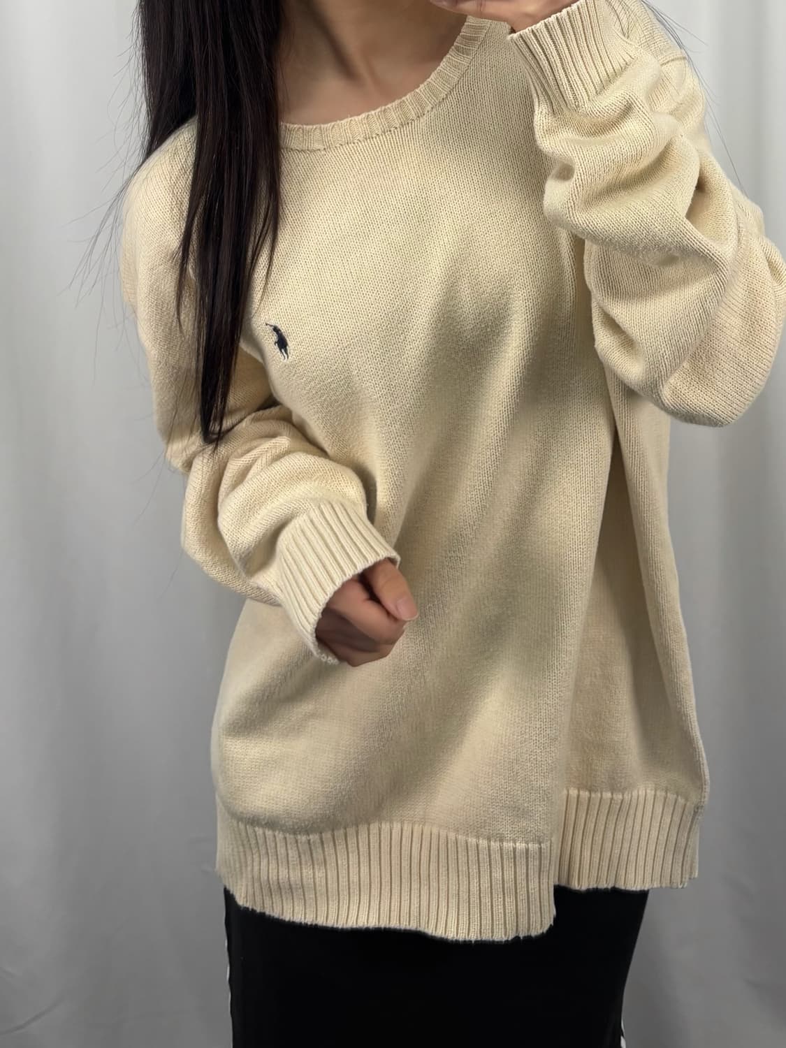 폴로 코튼 니트 상품이미지1