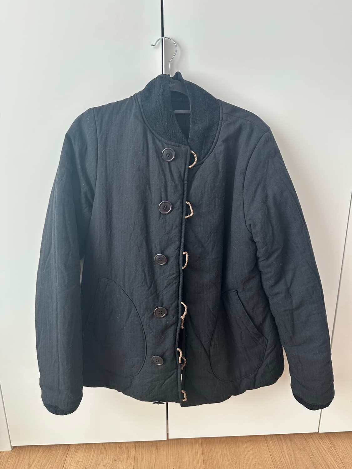 비즈빔 리버시블 패딩 자켓 블랙 팝니다 상품이미지1