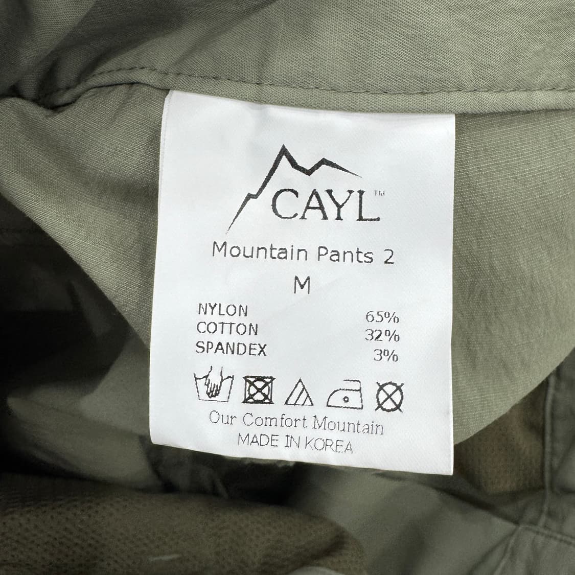 M CAYL 케일 카키 마운틴팬츠 2  상품이미지7