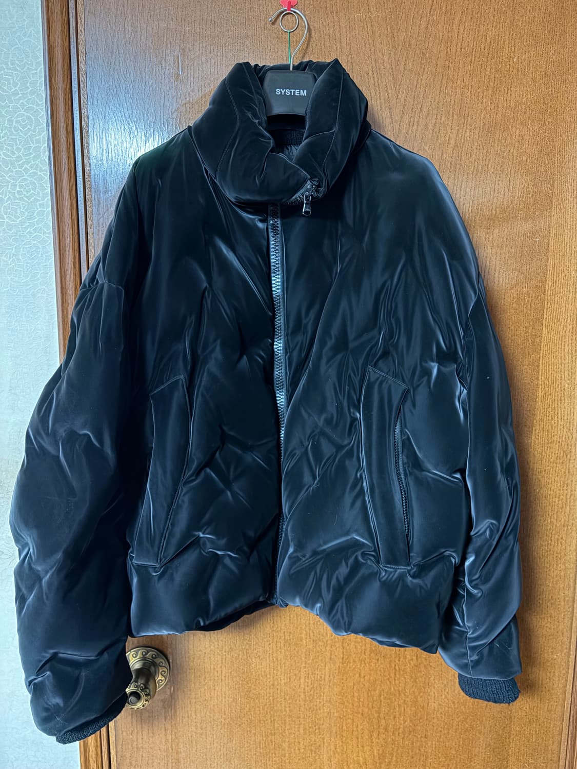 시스템옴므 글로시패딩 100사이즈 상품이미지1