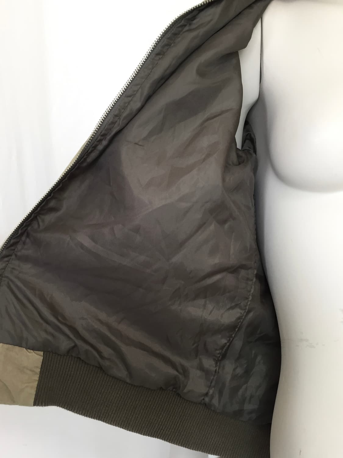 Khaki layered padded Jumper 상품이미지10