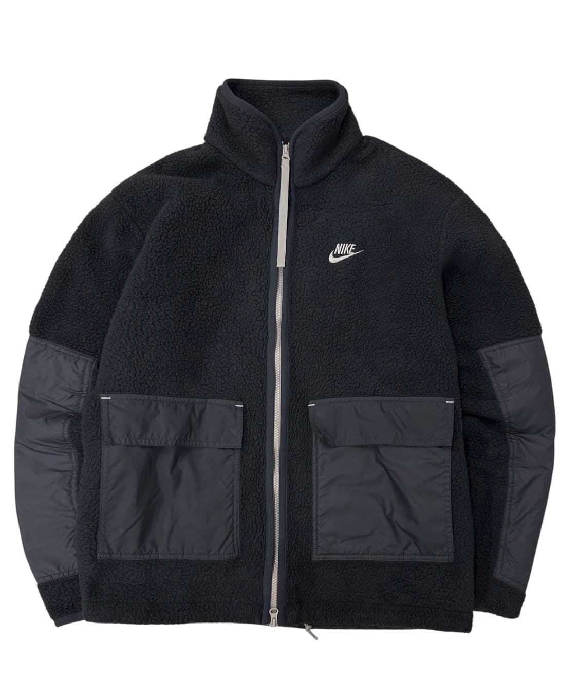 나이키 기모 후리스 플리스 집업 블랙 (M) 상품이미지1
