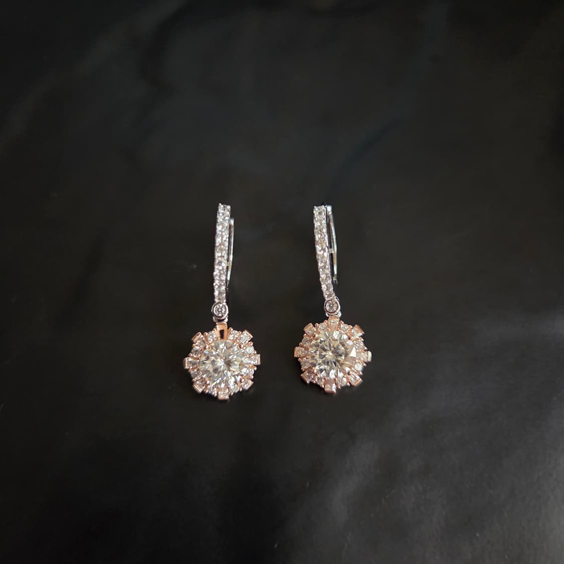 모이사나이트 1캐럿 귀걸이 상품이미지1