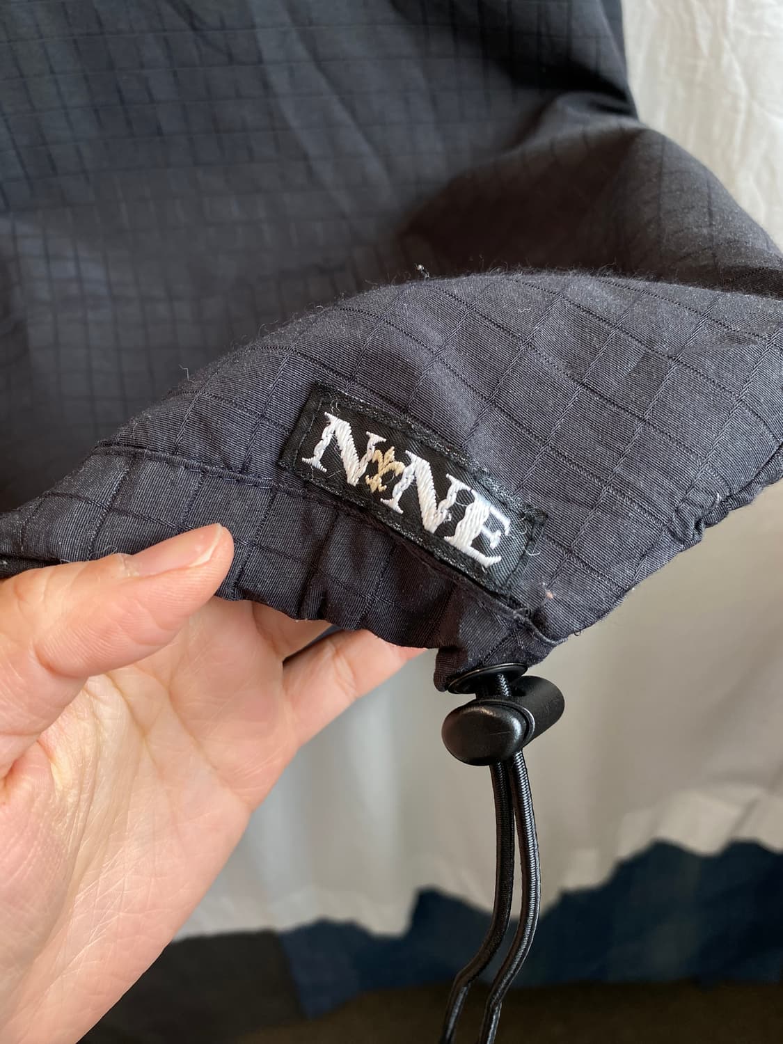 블랙 나일론 후드탑(MEN M/MADE IN USA) 상품이미지7