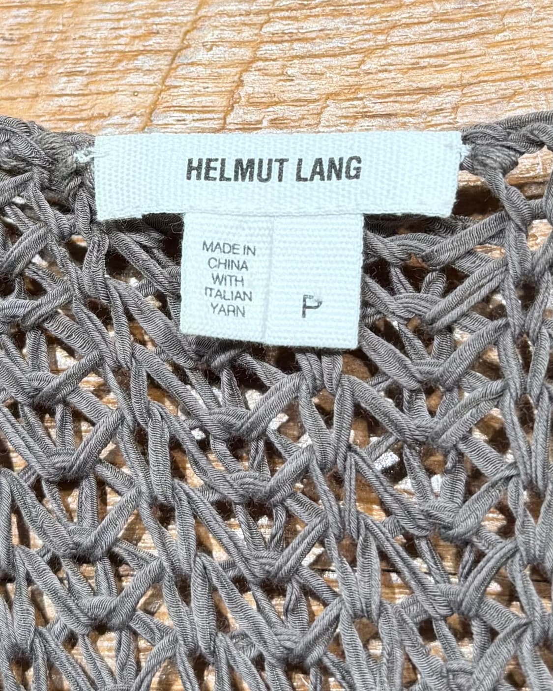 헬무트랭 브라운 크로셰 니티드 슬리브리스  상품이미지7