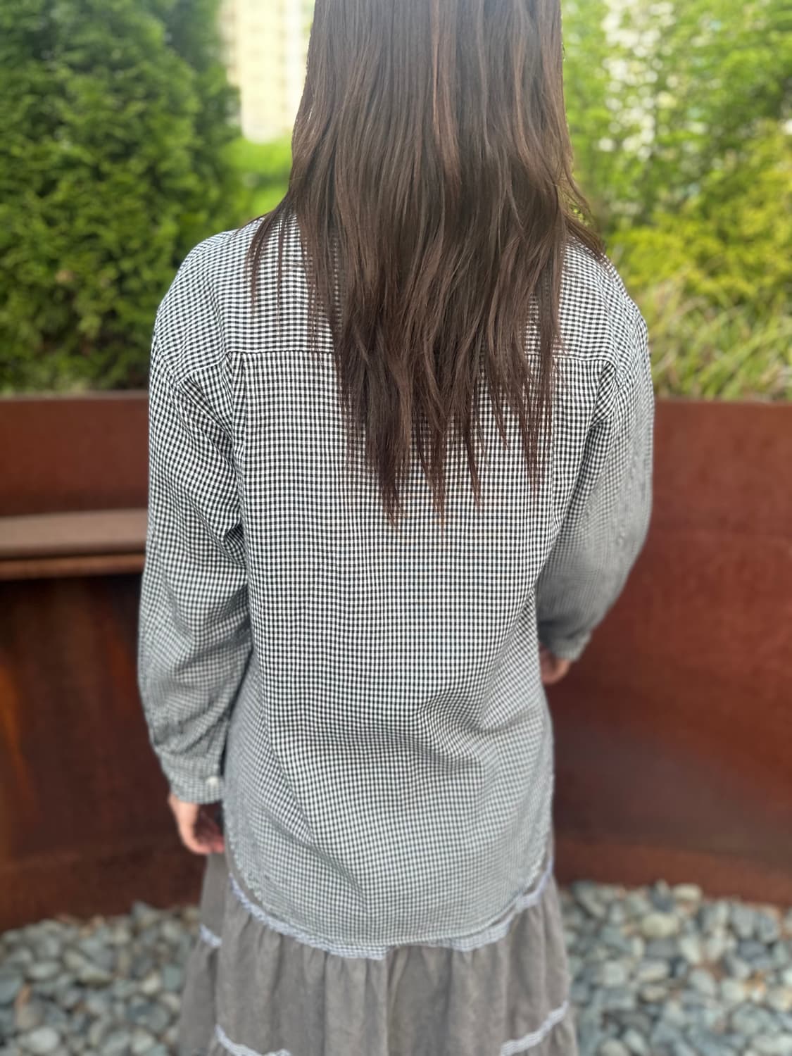 Japenese vintage 포켓 체크 셔츠 상품이미지6