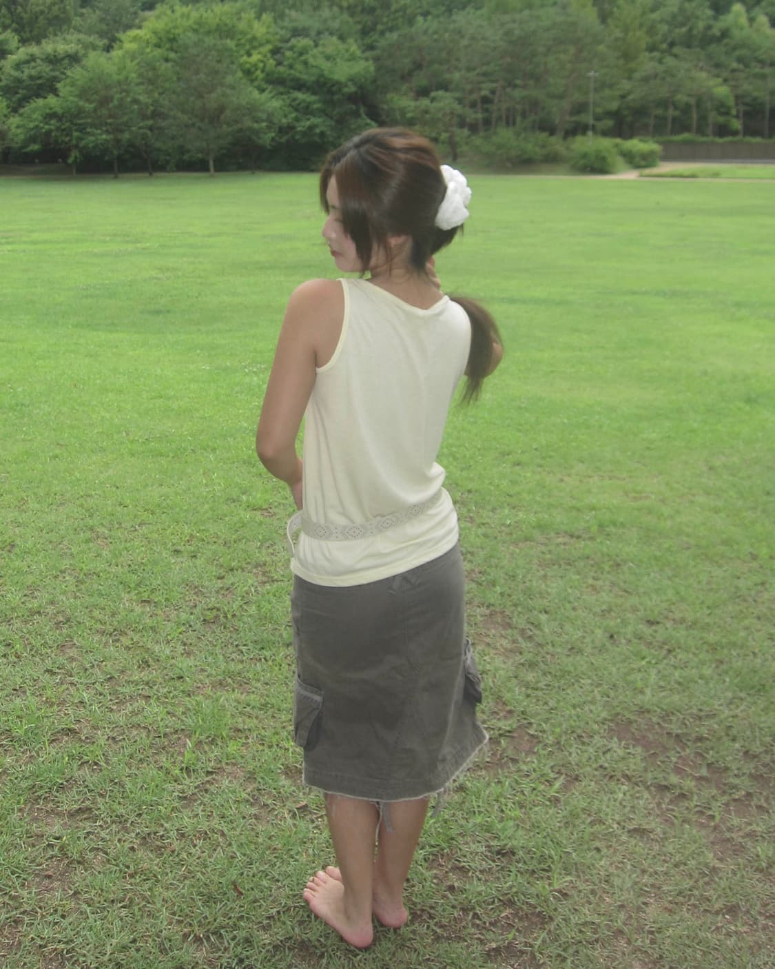 vintage yellow dot vest 상품이미지7