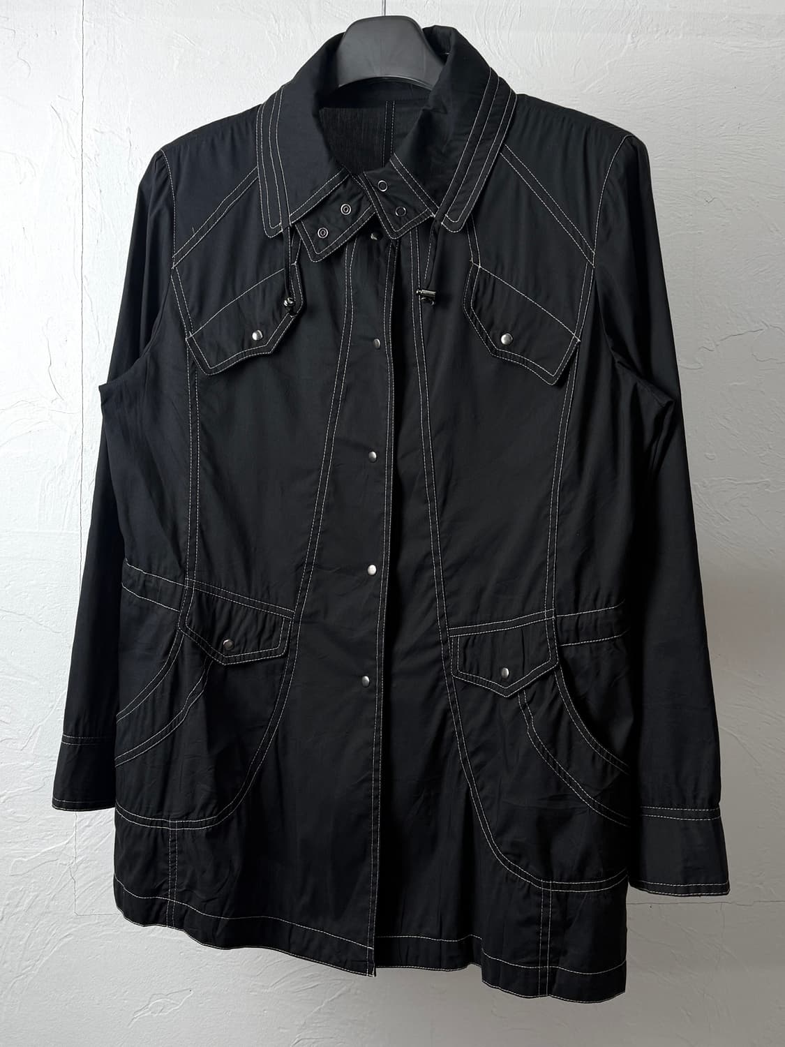 Rue De Bac 스티치 하이넥 자켓 상품이미지2