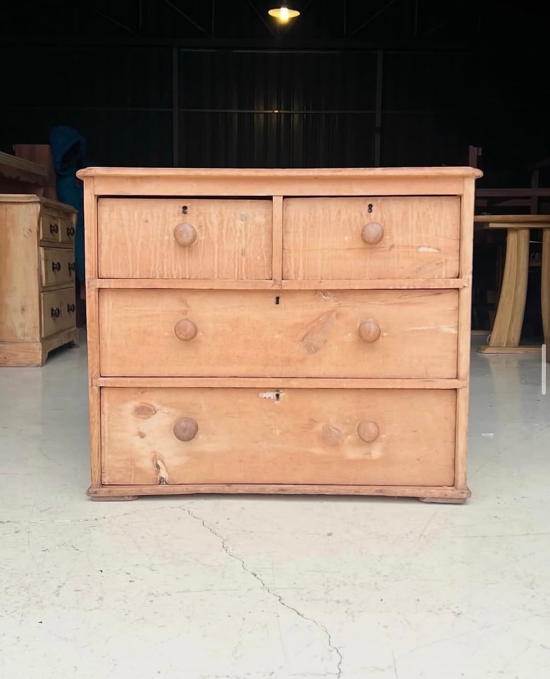 빈티지가구 앤틱가구 영국 UK 올드파인 서랍장 상품이미지1