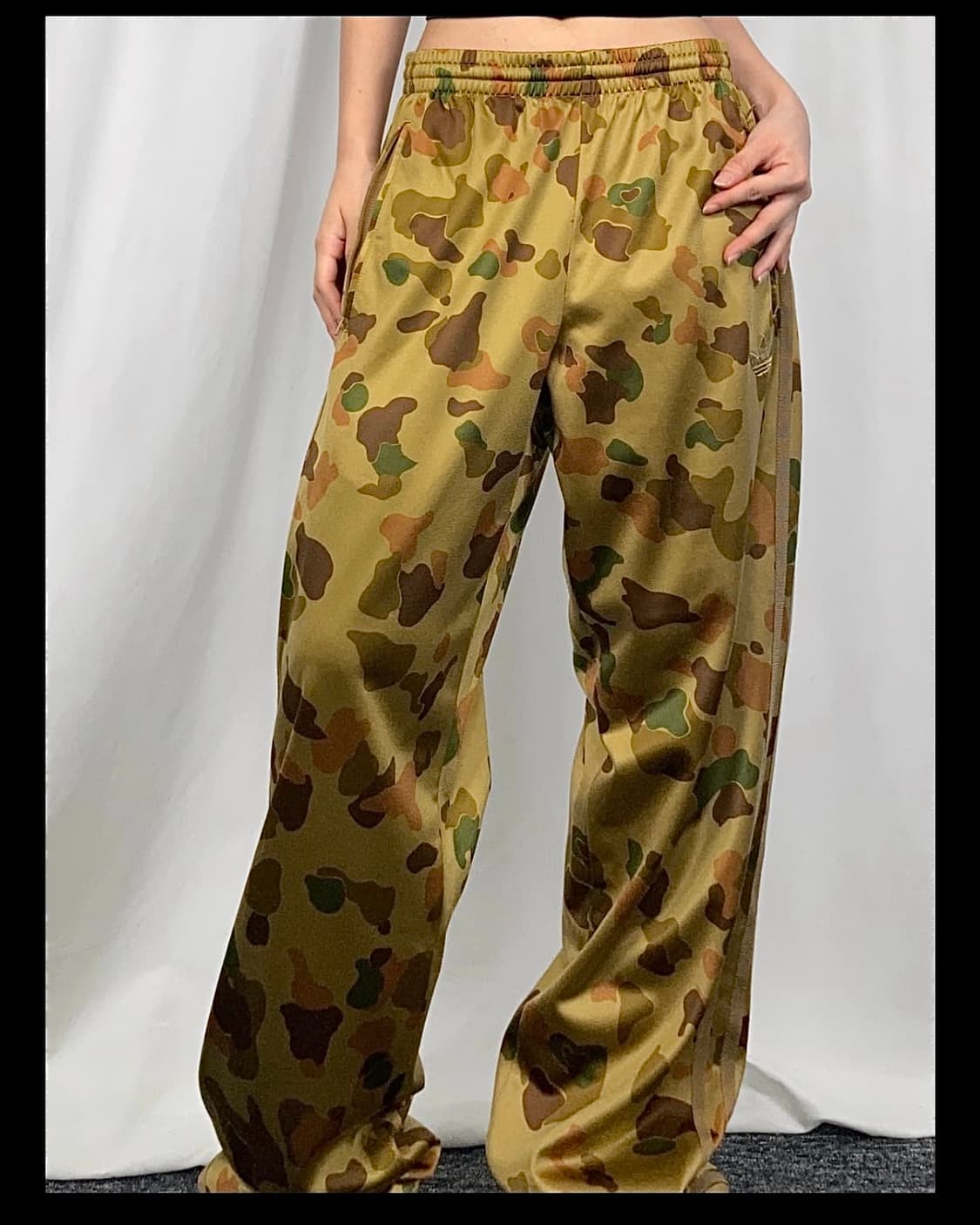 아디다스 카모 구 파이어버드 트랙 팬츠 져지 저지 갸루 모리걸 고스 펑크 상품이미지3