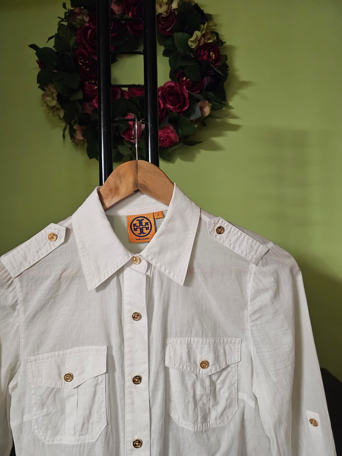 토리버치 아사면 남방 상품이미지3