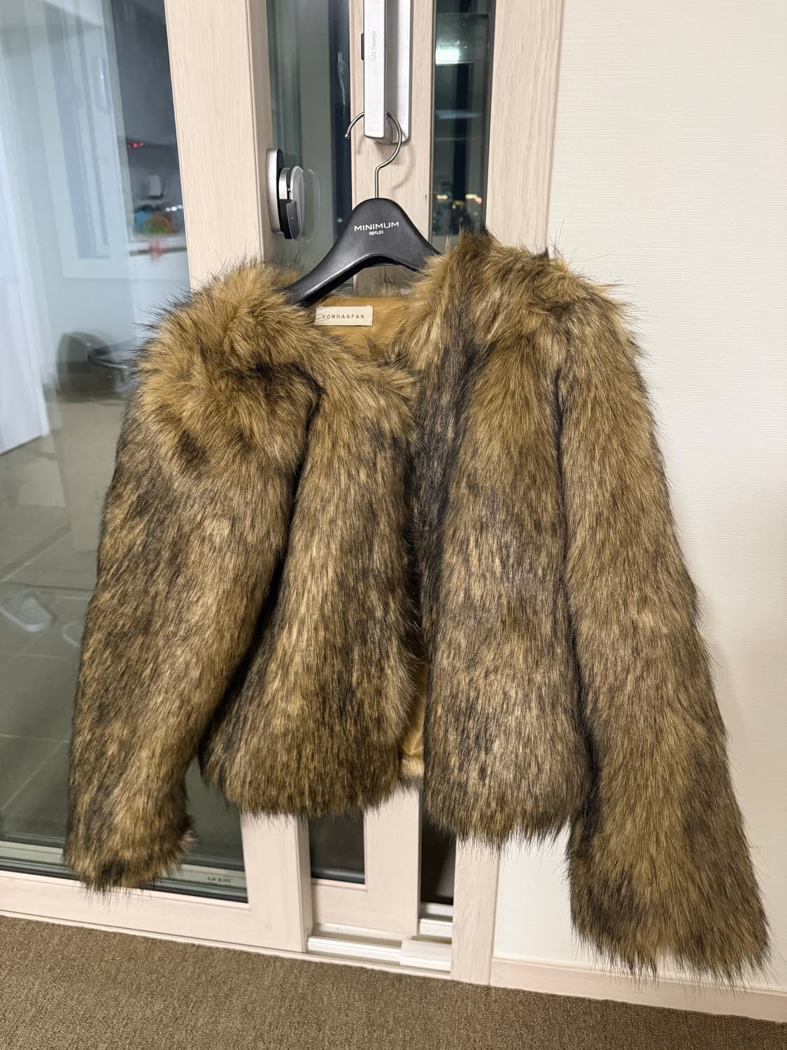 y2k 빈티지 크롭 퍼자켓 상품이미지4