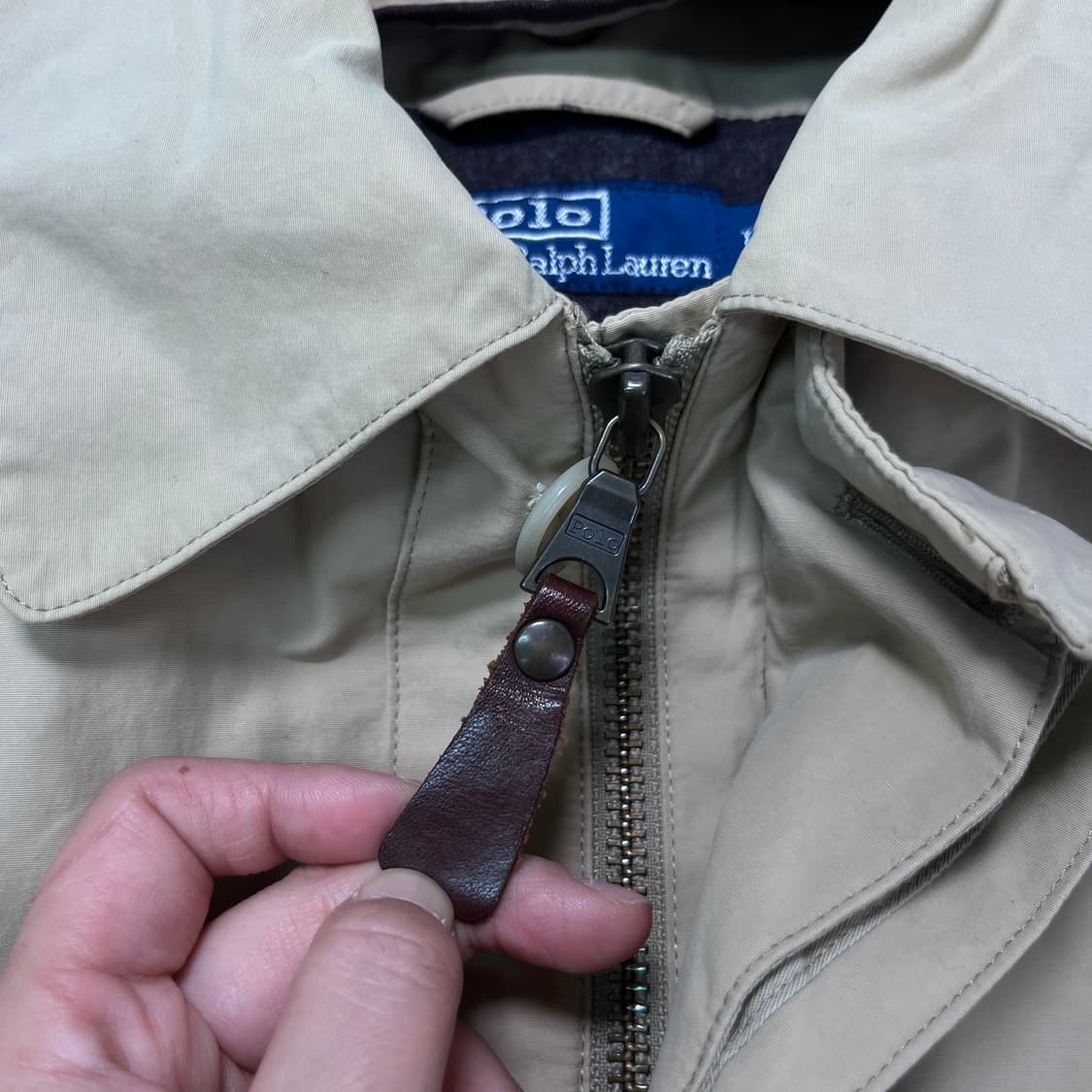 100 폴로 랄프로렌 코튼 싱글 코트 상품이미지4