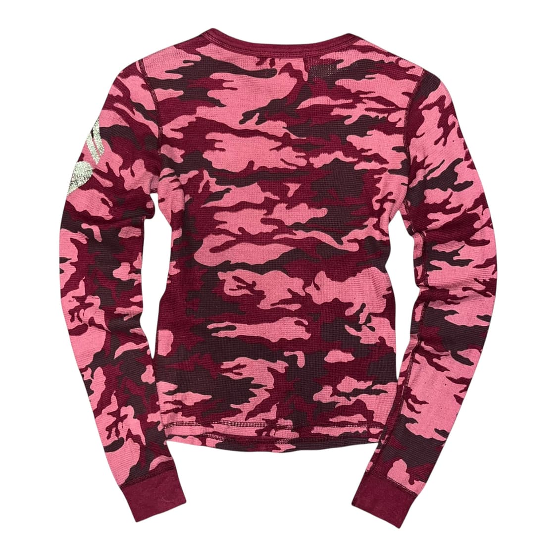 JUICY COUTURE 쥬시꾸뛰르 카모 와플 긴팔티 키치갸루y2k펑크 상품이미지3