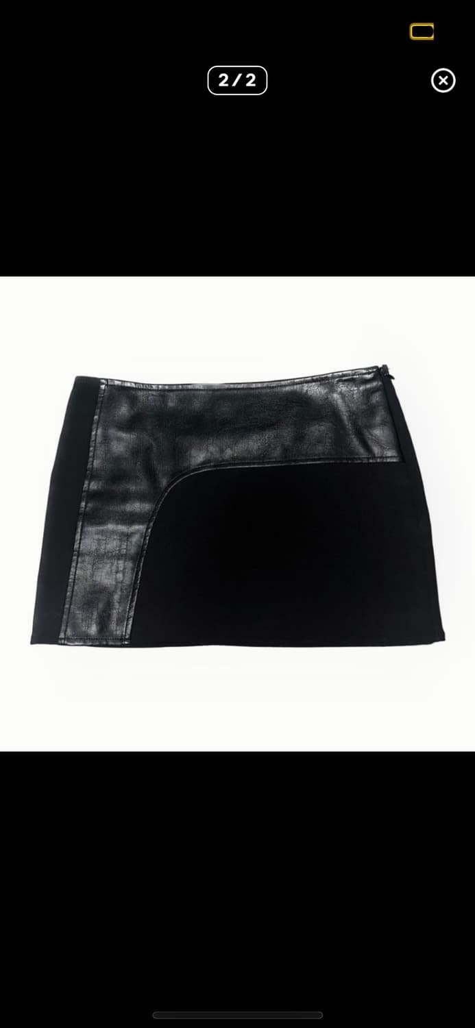 보헤미안서울 커브드 미니 스커트 상품이미지1