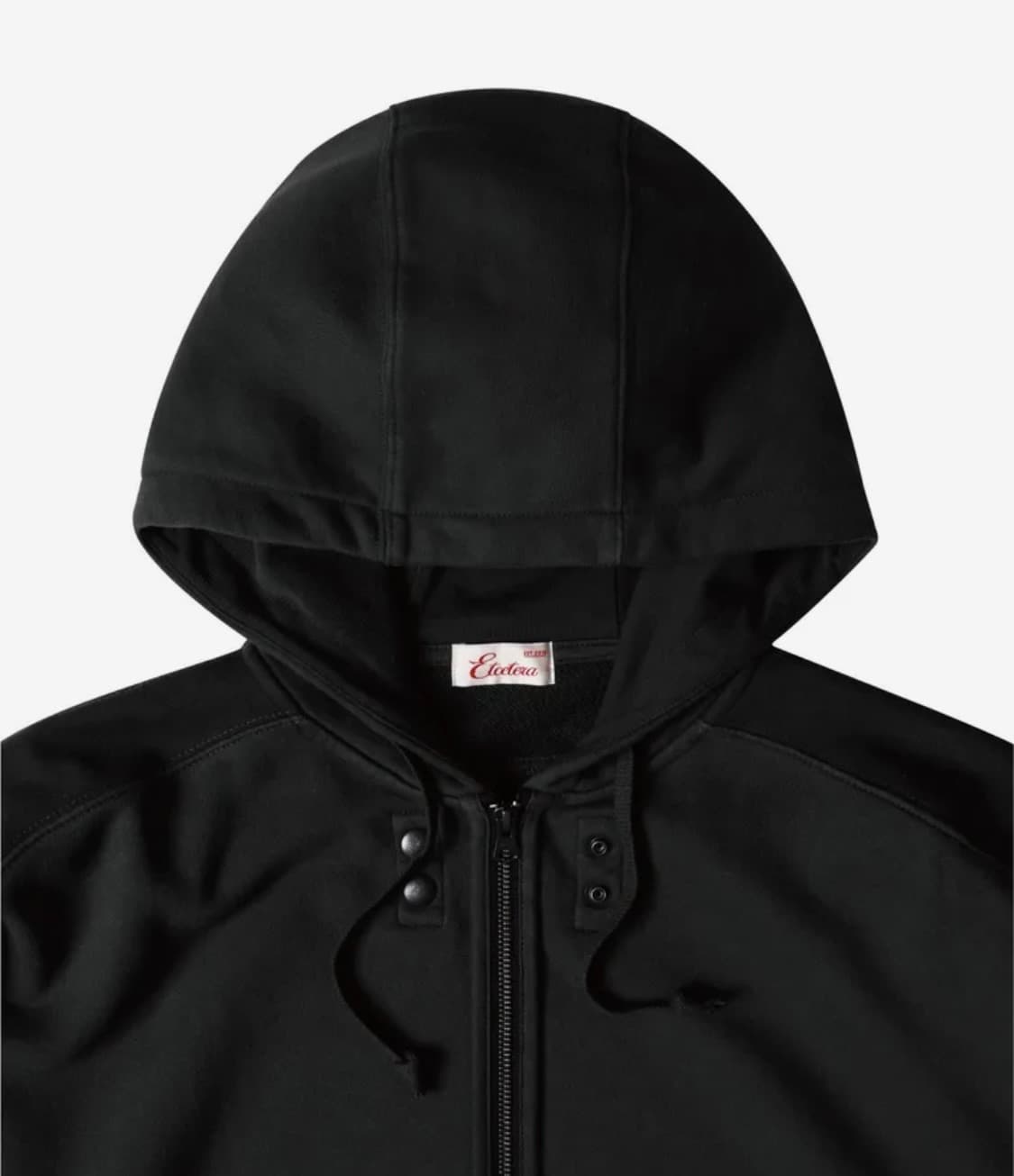 이티씨이 후드집업 black s 상품이미지2