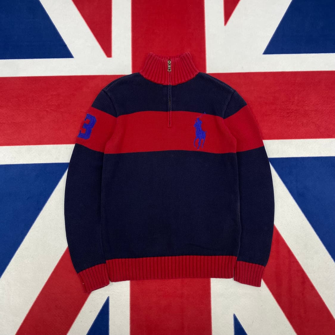 폴로 빅포니니트 실측 여성44 상품이미지1