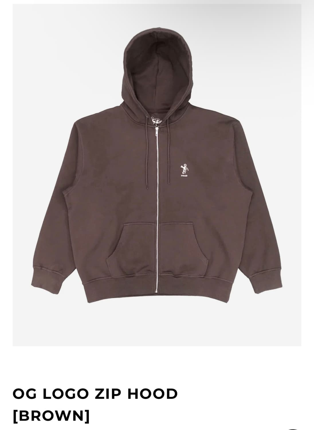 Dancer 후드집업 브라운 상품이미지1