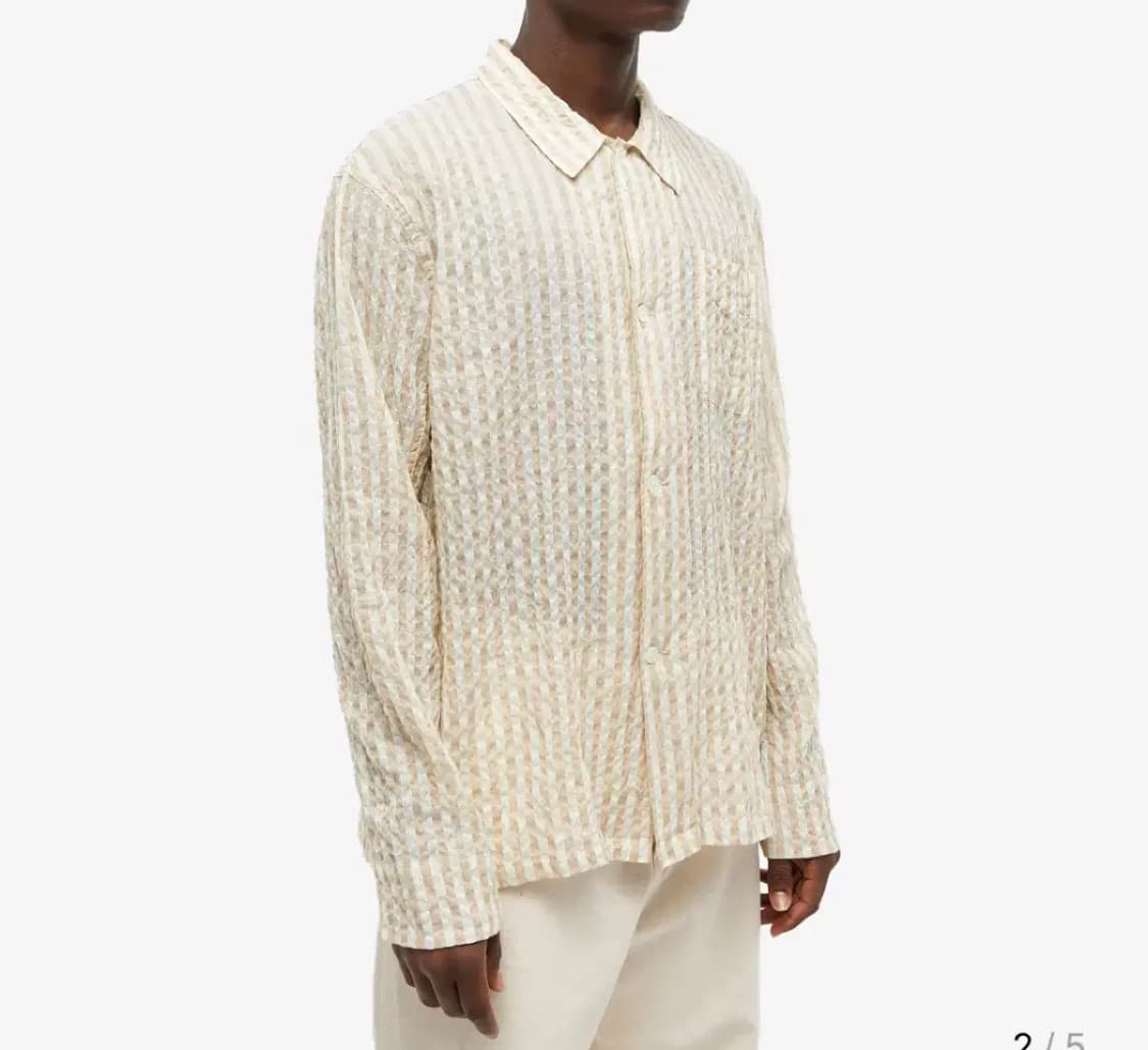 [50] 아워레가시 박스 셔츠 시어서커  상품이미지1