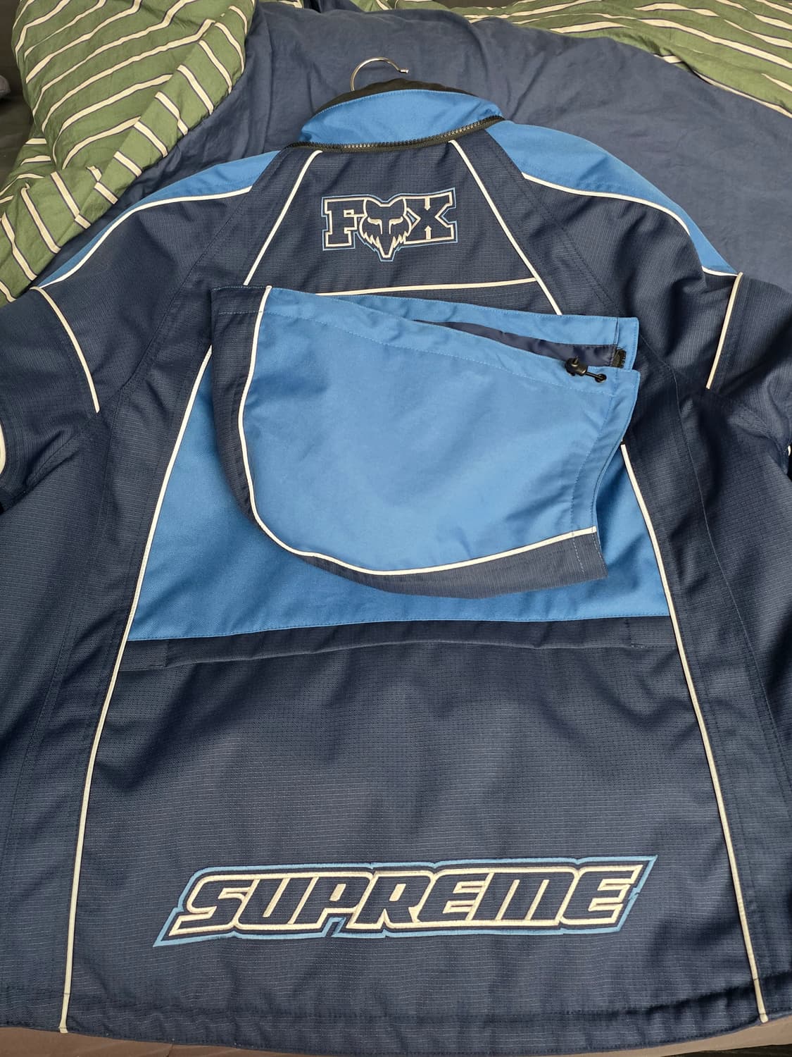 슈프림 폭스레이싱자켓 블루 XL 상품이미지5