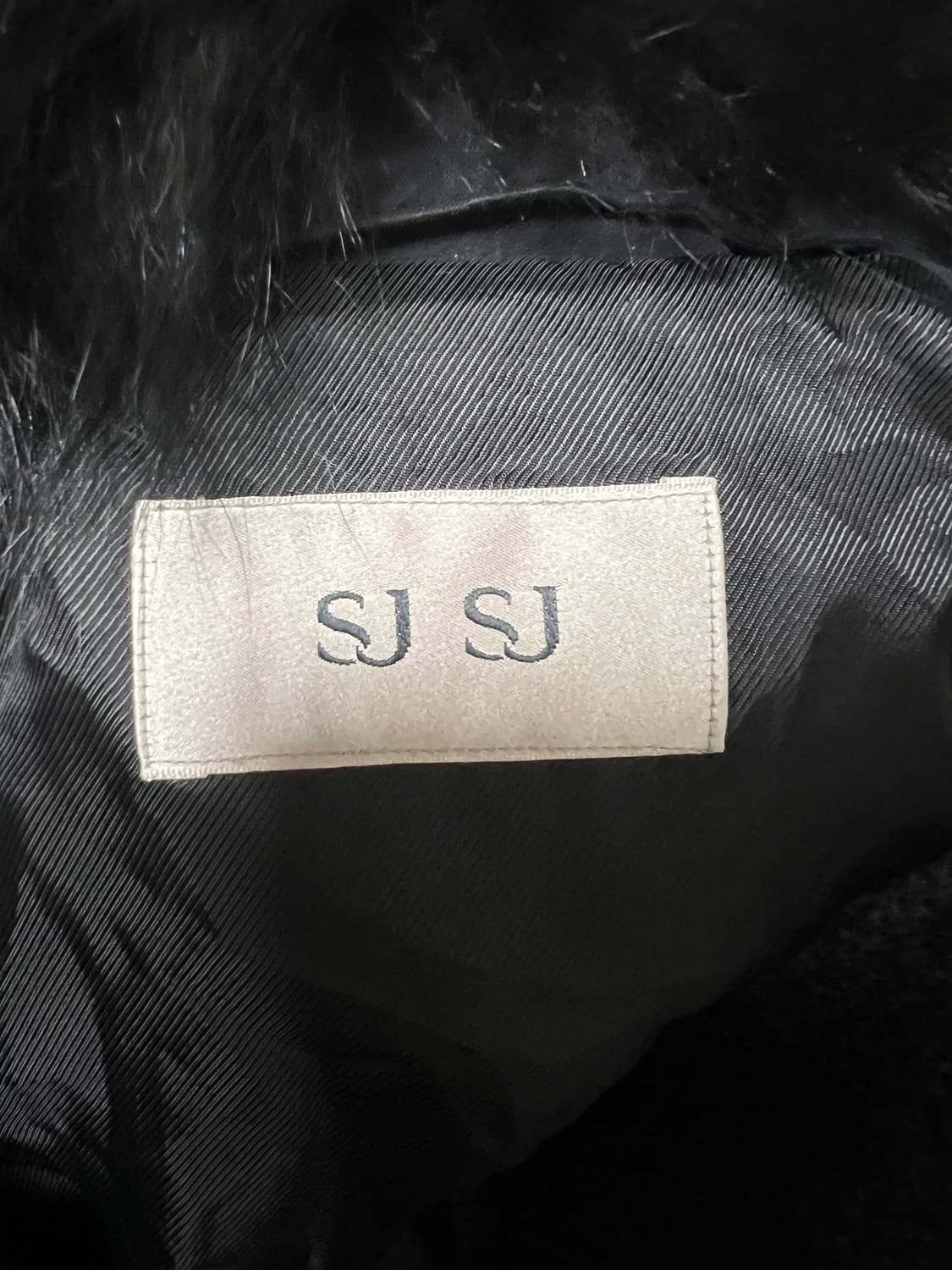 SJSJ 블랙 퍼 오리털패딩점퍼 정품 상품이미지3